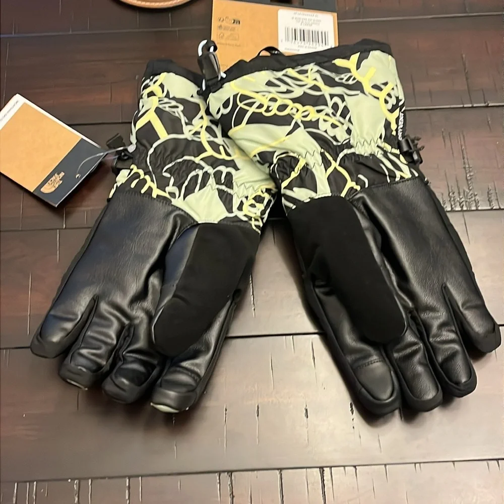 The North Face Montana Hands Print Ski Snowboard Gloves DryVent Etip Womens XL